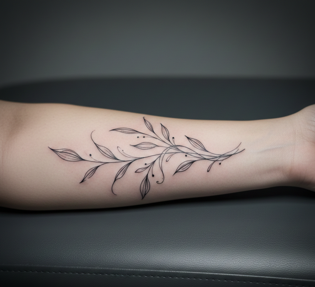 Tatuagem Fine Line Envelhecida: A Verdade da Durabilidade do Traço