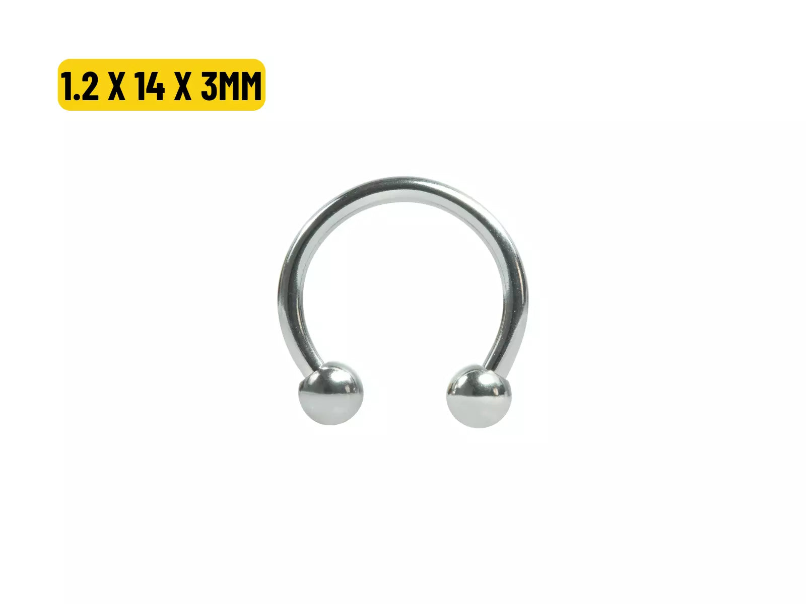 FERRADURA AÇO 1.2 X 14 X 3MM