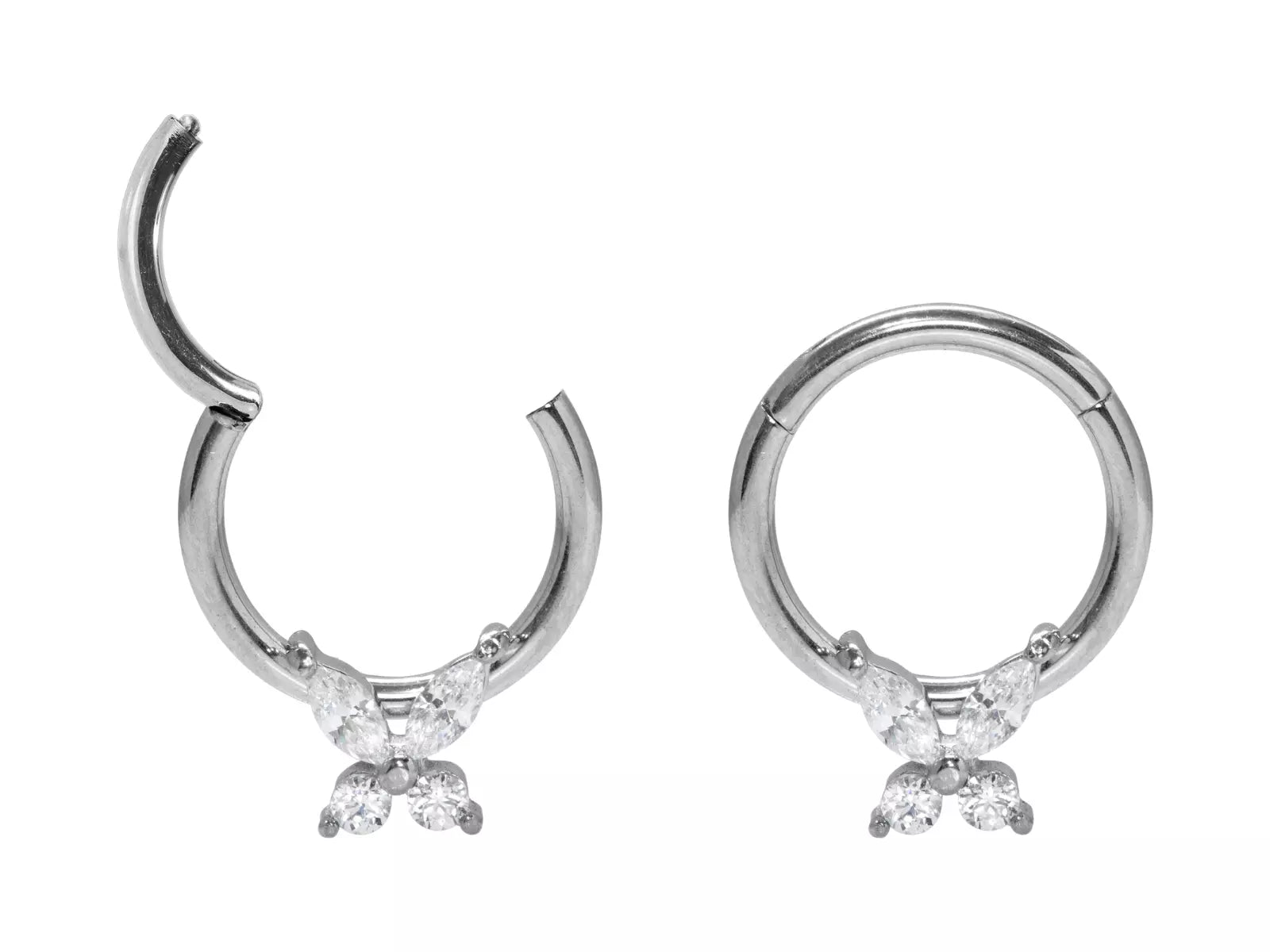 SEGMENTO CLICKER AÇO BORBOLETA - 8MM