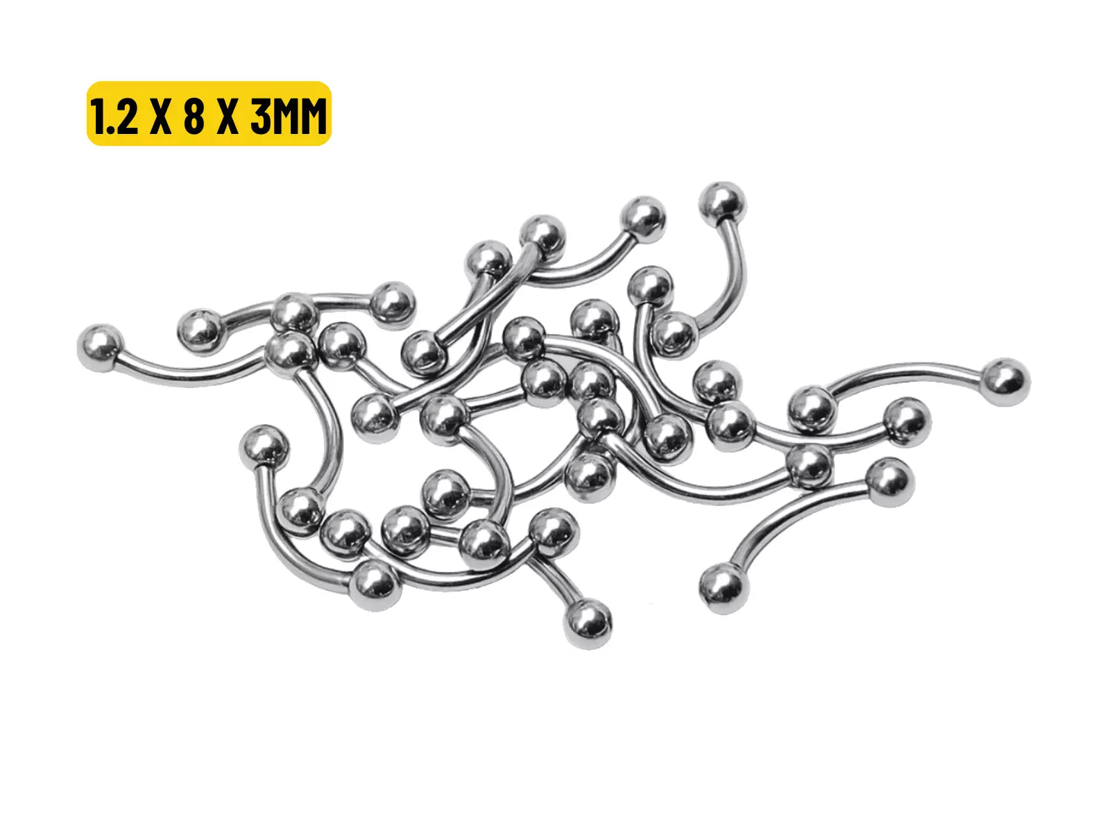 MICRO CURVO AÇO 1.2 X 8 X 3MM