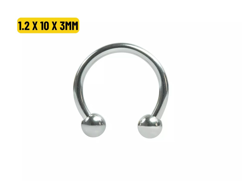 FERRADURA AÇO 1.2 X 10 X 3MM