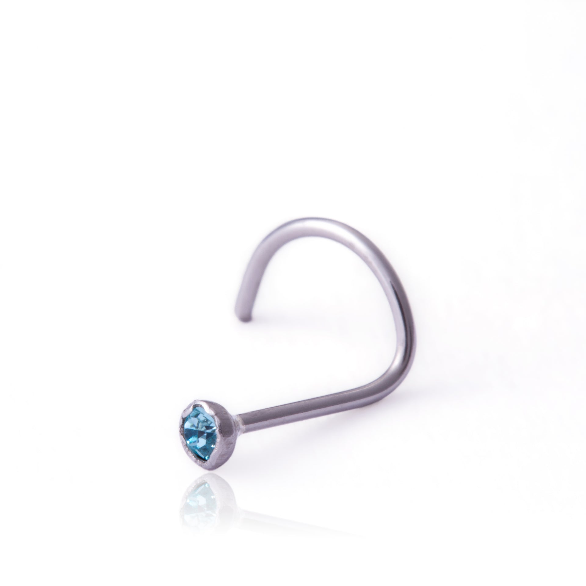 Piercing Nostril Strass em Aço Cirúrgico 316L