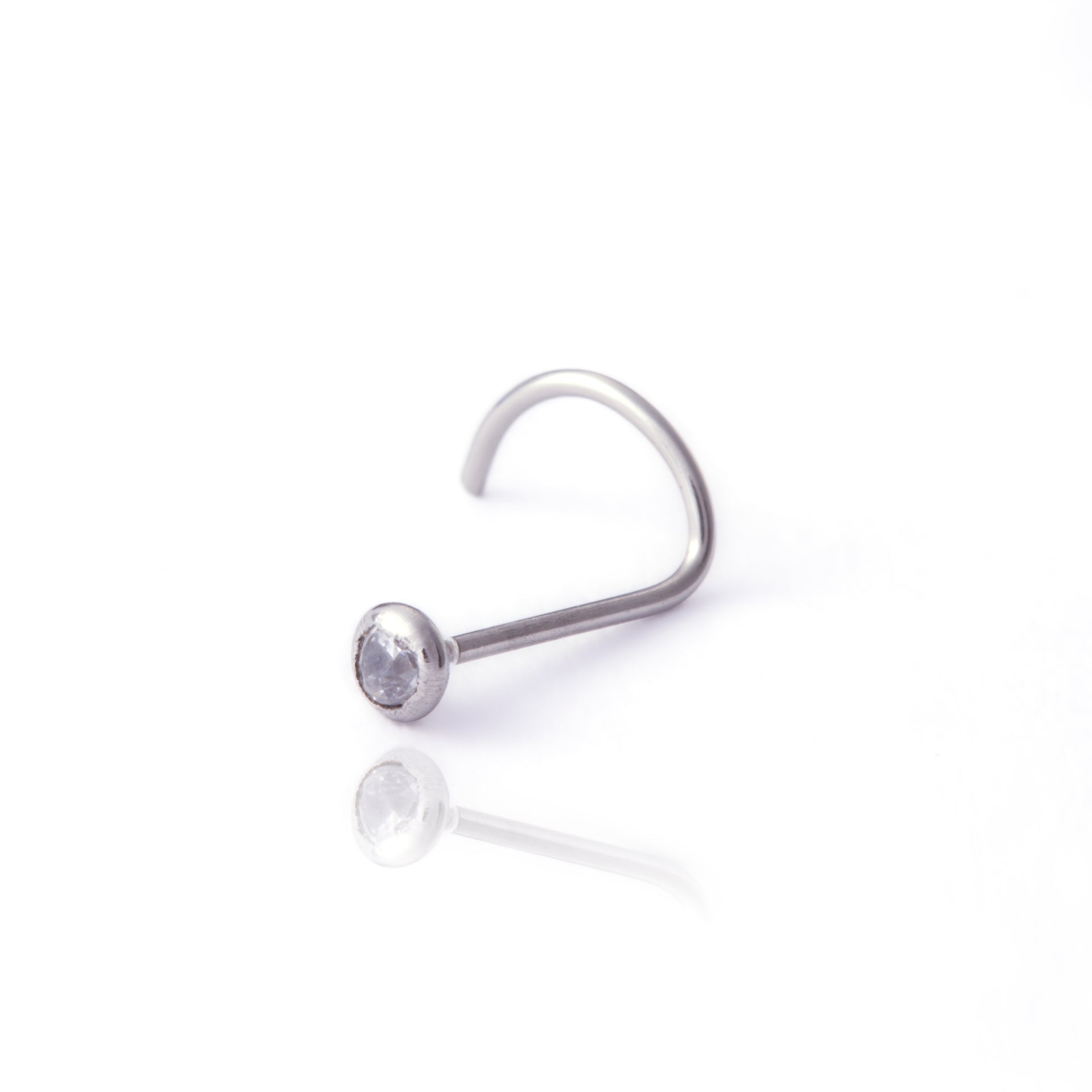 NOSTRIL AÇO C/ ZIRCONIA - 1.75MM