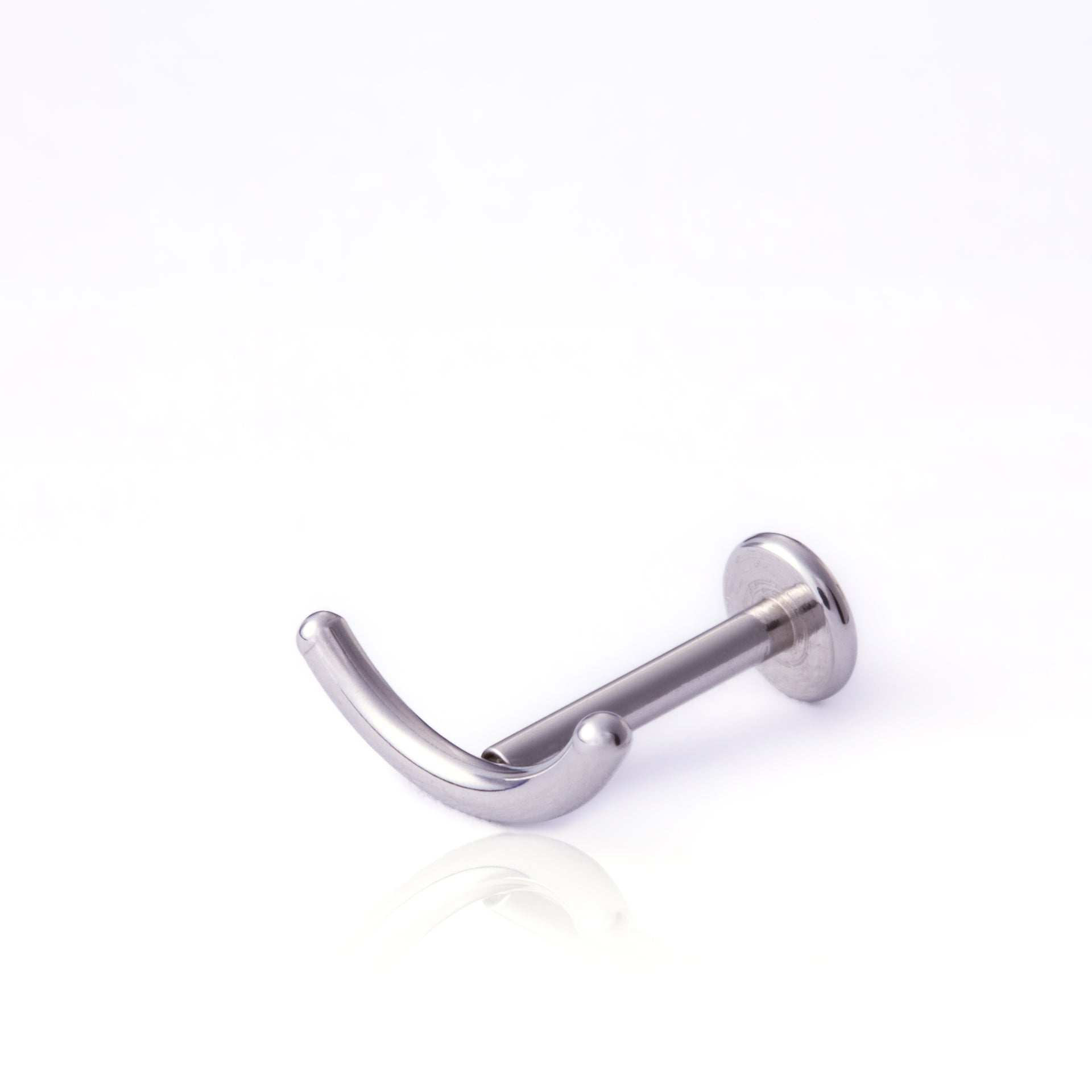 LABRET AÇO R/I BARRA CURVADA - PVD