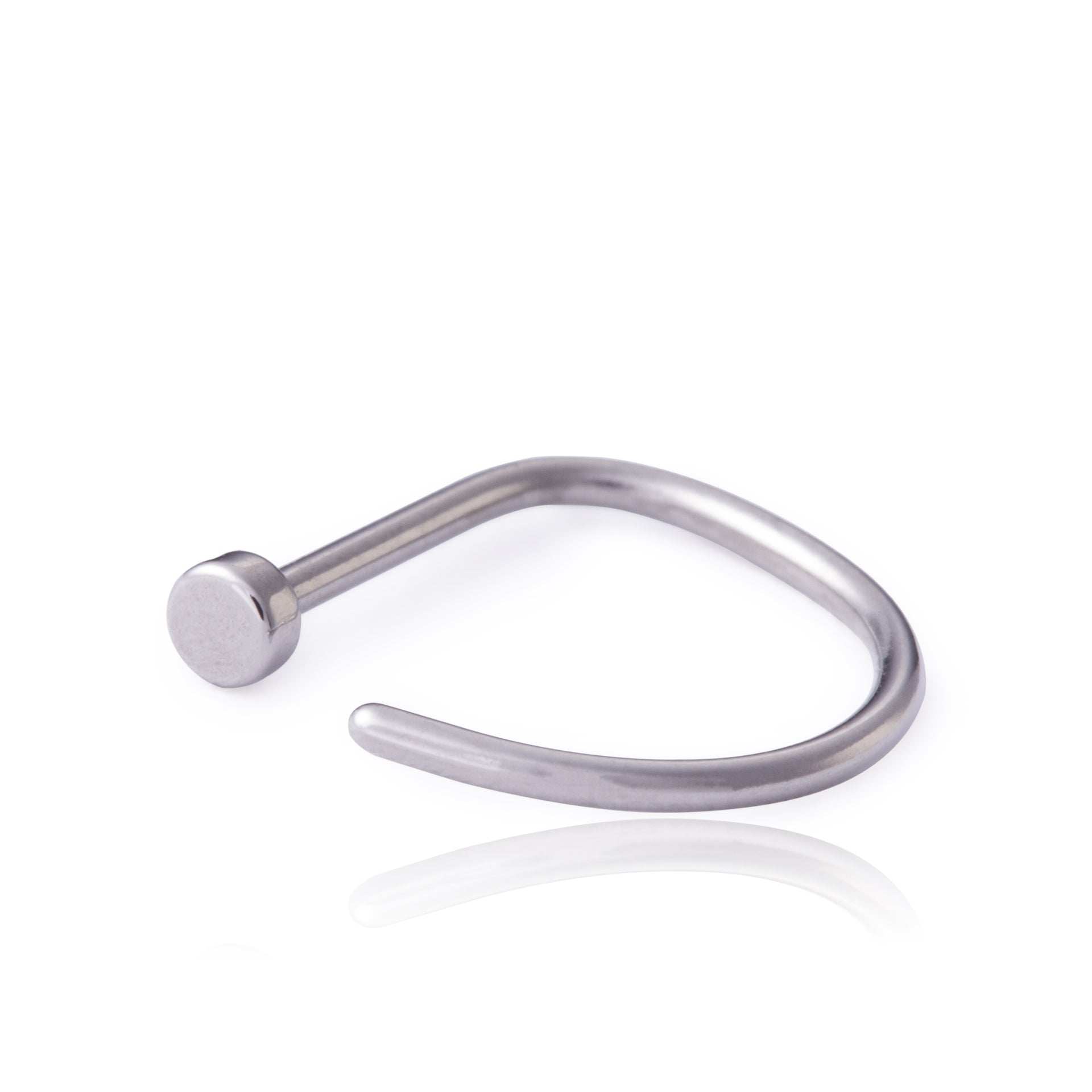 NOSTRIL ARGOLA AÇO OPEN D - 8MM