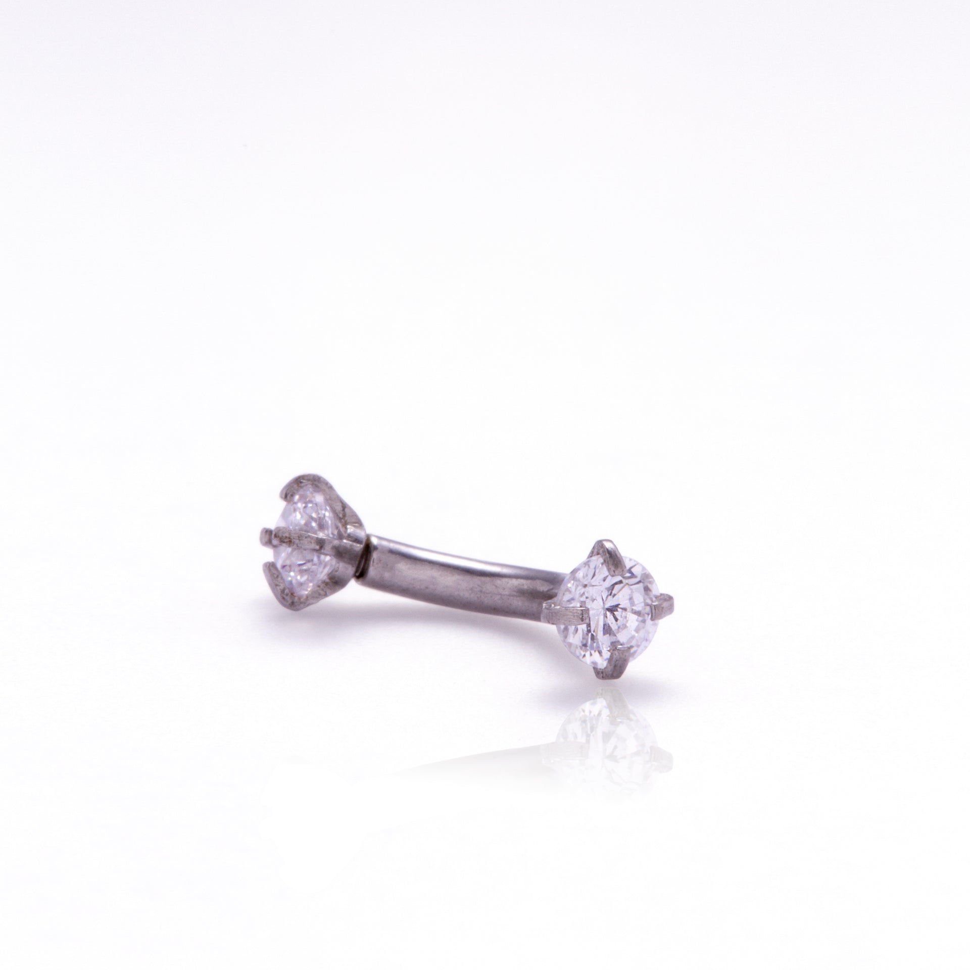 MICRO CURVO AÇO R/I C/ ZIRCÔNIA - 6MM